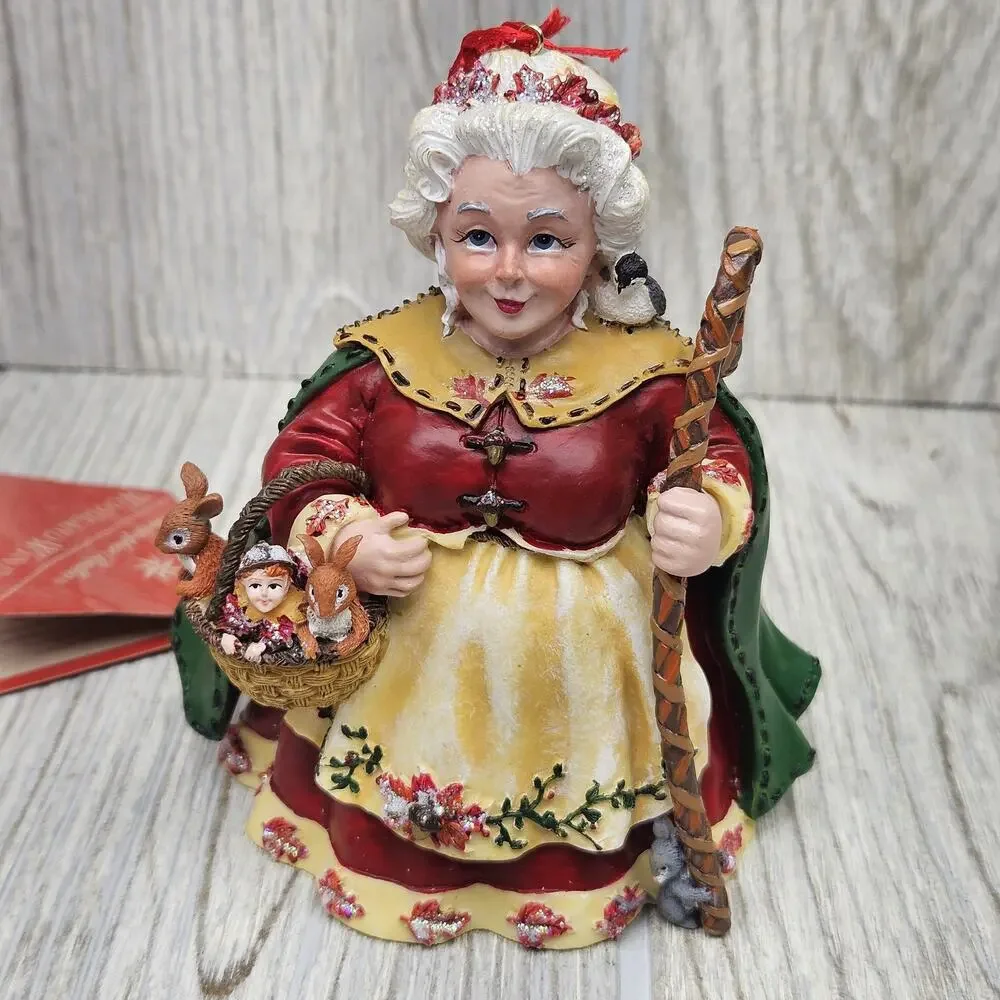 Christopher Radko‎ Woodland Winds Nana Leaf Ornament Figurine Box Tag Christmas